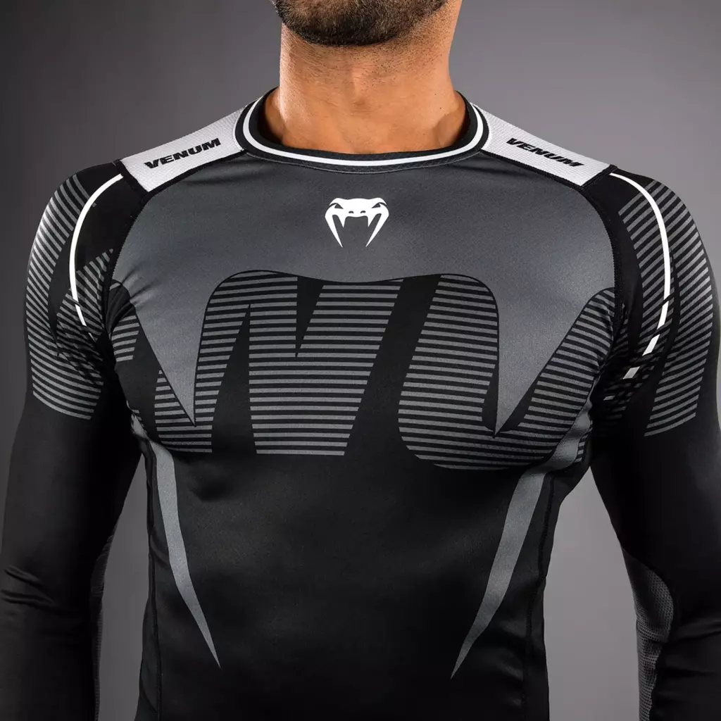 Рашгард Venum Adrenaline black/silver grey