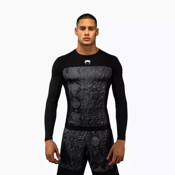 Рашгард Venum G-Fit Scales Rashguard black/charcoal grey