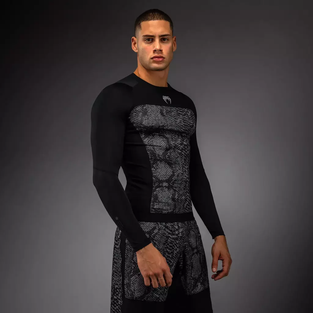 Рашгард Venum G-Fit Scales Rashguard black/charcoal grey