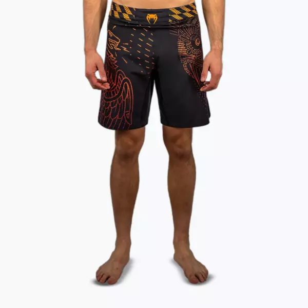 Шорты Venum Quetzal Fury black/fury red/tangerine
