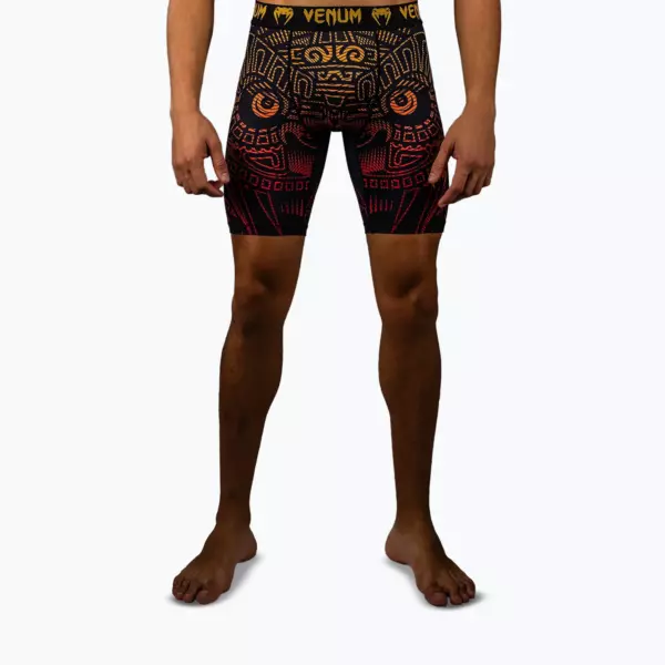 Компрессионные Шорты Venum Quetzal Fury Vale Tudo black/fury red/tangerine
