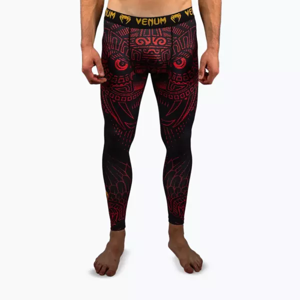 Компрессионные штаны Venum Quetzal Fury black/fury red