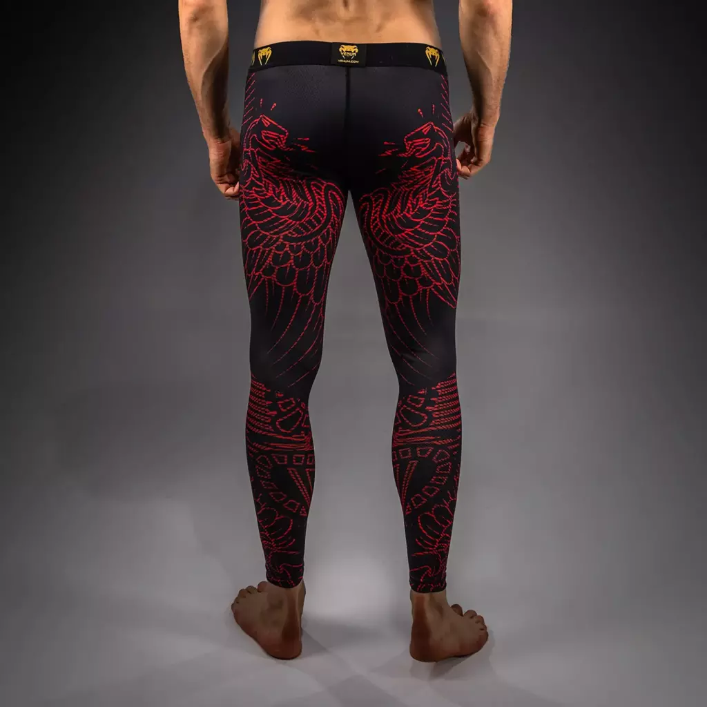 Компрессионные штаны Venum Quetzal Fury black/fury red