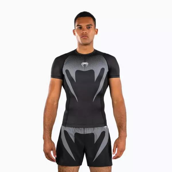 Рашгард Venum No Gi black/silver grey