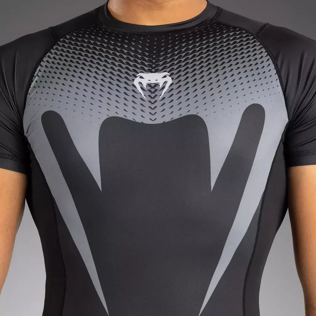 Рашгард Venum No Gi black/silver grey
