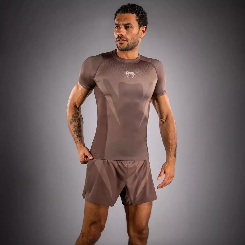 Рашгард Venum No Gi chocolate brown