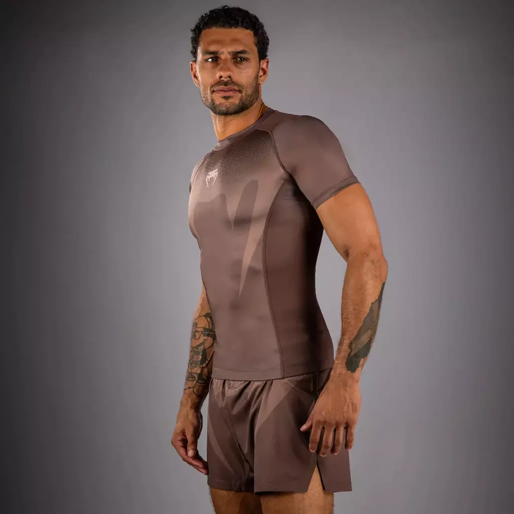 Рашгард Venum No Gi chocolate brown