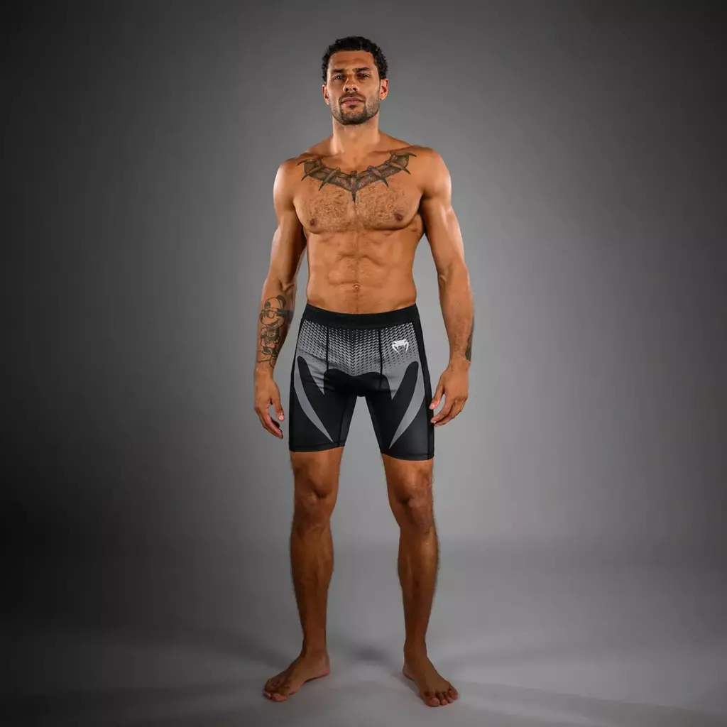 Компрессионные Шорты Venum NoGi black/silver grey