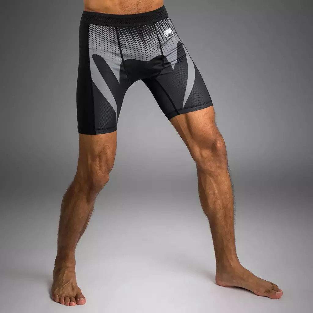 Компрессионные Шорты Venum NoGi black/silver grey