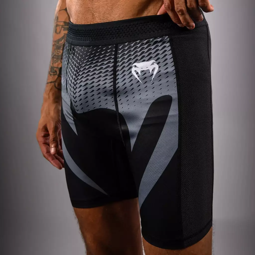 Компрессионные Шорты Venum NoGi black/silver grey