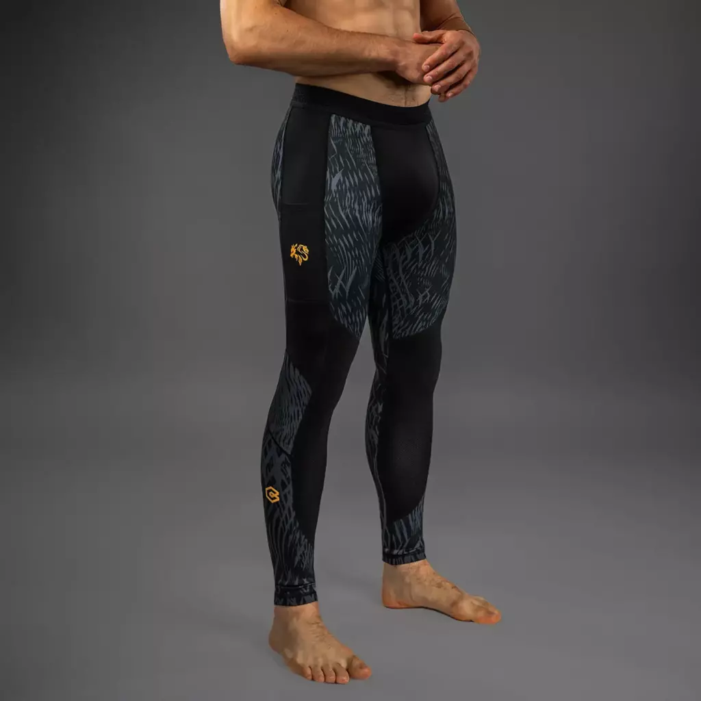 Леггинсы Venum x Chimaev Spats black/grey