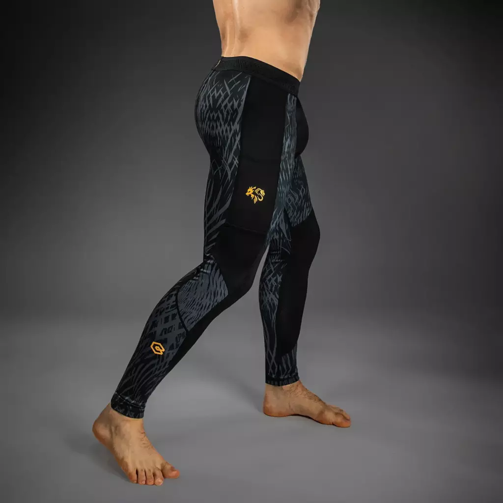 Леггинсы Venum x Chimaev Spats black/grey