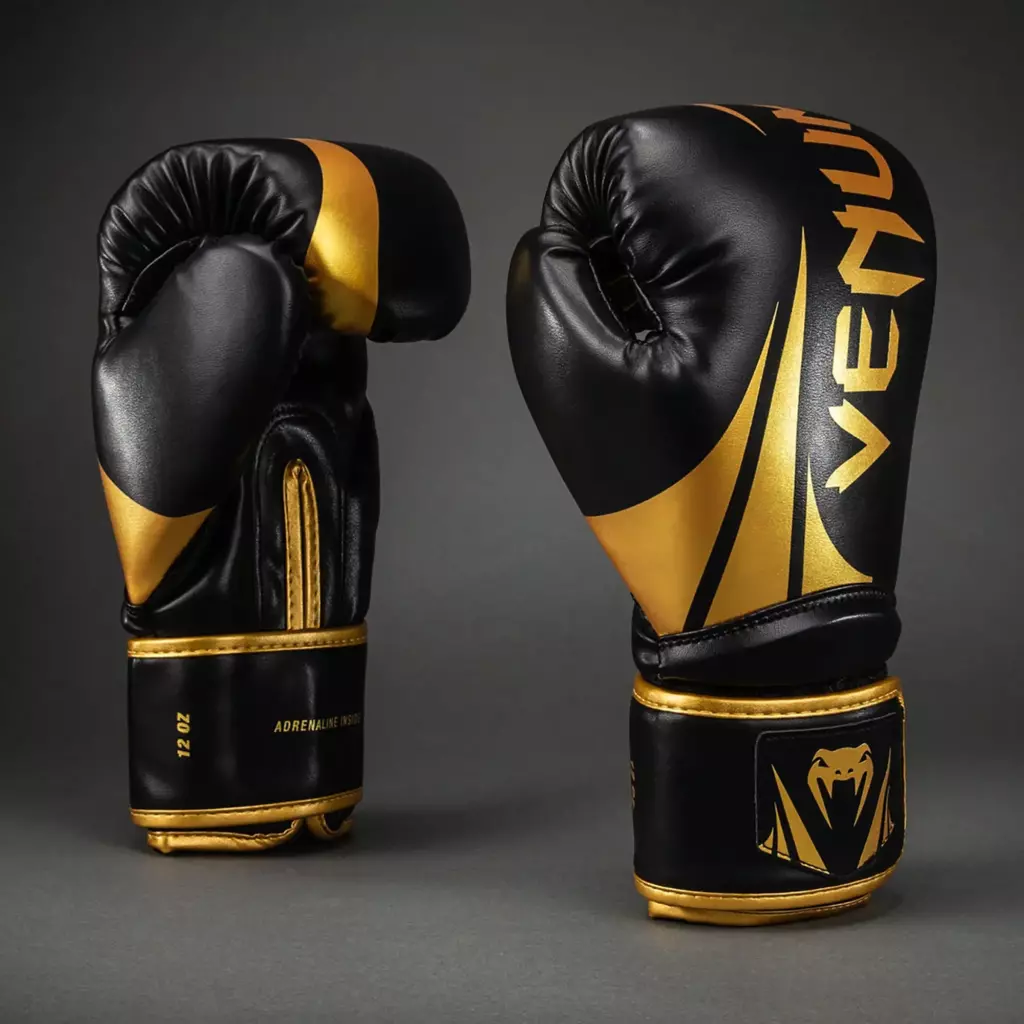 Боксёрские перчатки Venum Challenger 2.5 Boxing black/gold