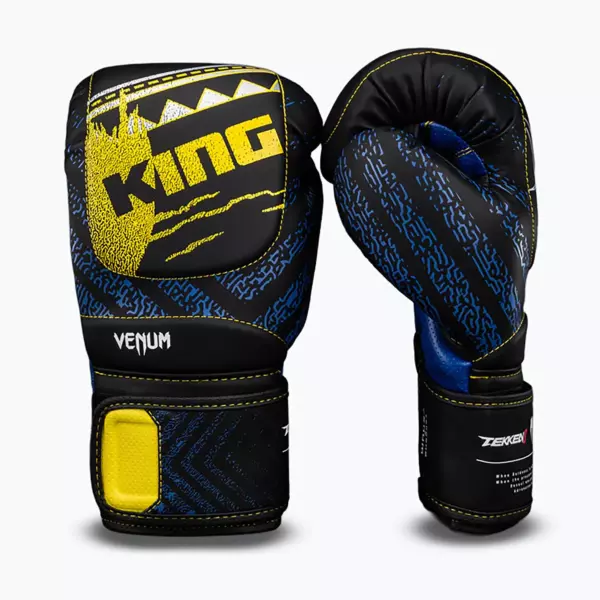 Боксёрские перчатки Venum x TEKKEN 8 King Boxing black/yellow