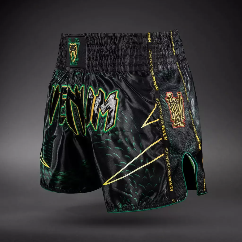 Шорты Venum Matupa Muay Thai black/green/gold