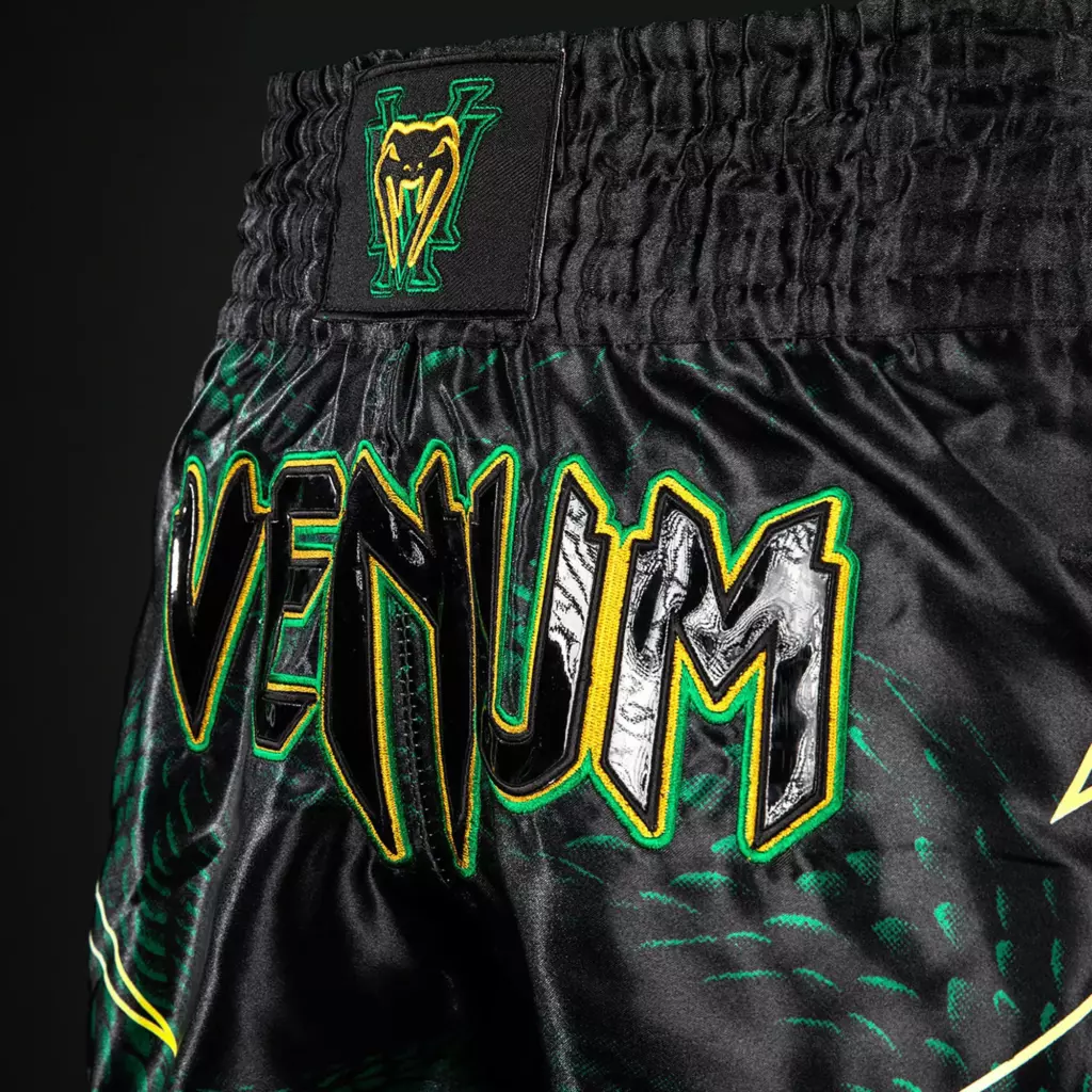 Шорты Venum Matupa Muay Thai black/green/gold