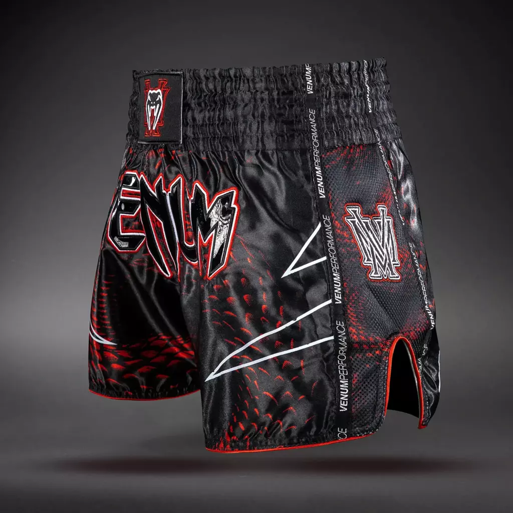 Шорты Venum Matupa Muay Thai black/red/silver