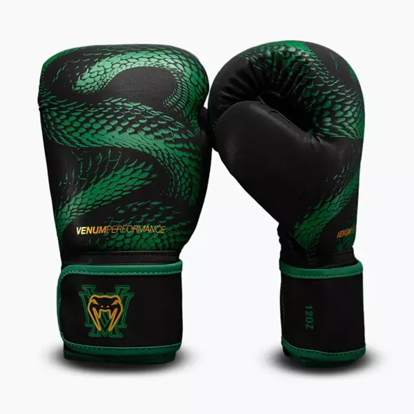 Боксёрские перчатки Venum Matupa Boxing black/green/gold