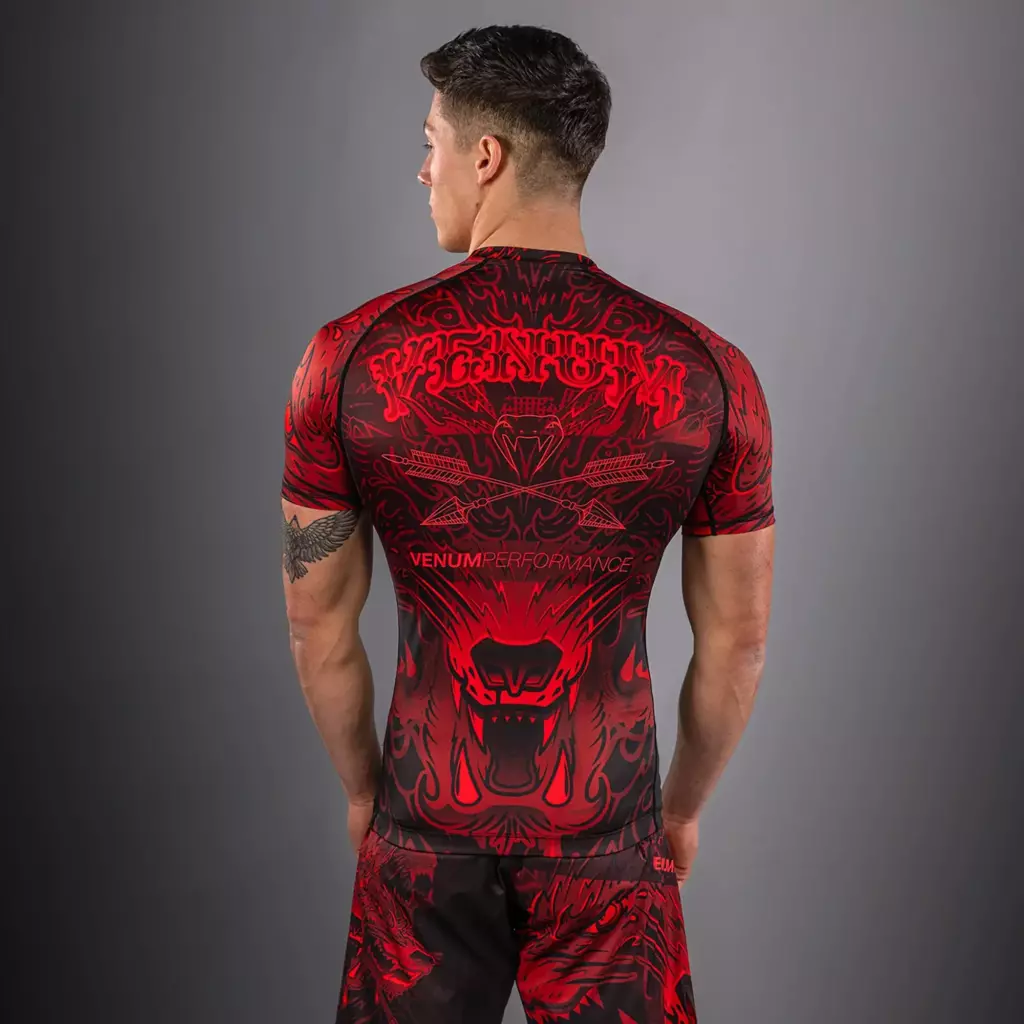 Рашгард Venum Wolf Atak black/red