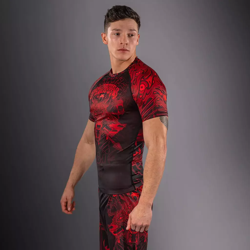 Рашгард Venum Wolf Atak black/red
