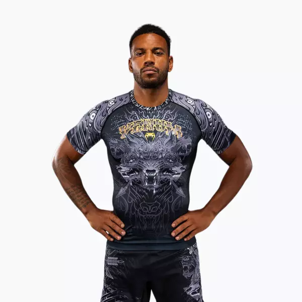 Рашгард Venum Wolf Atak black/grey