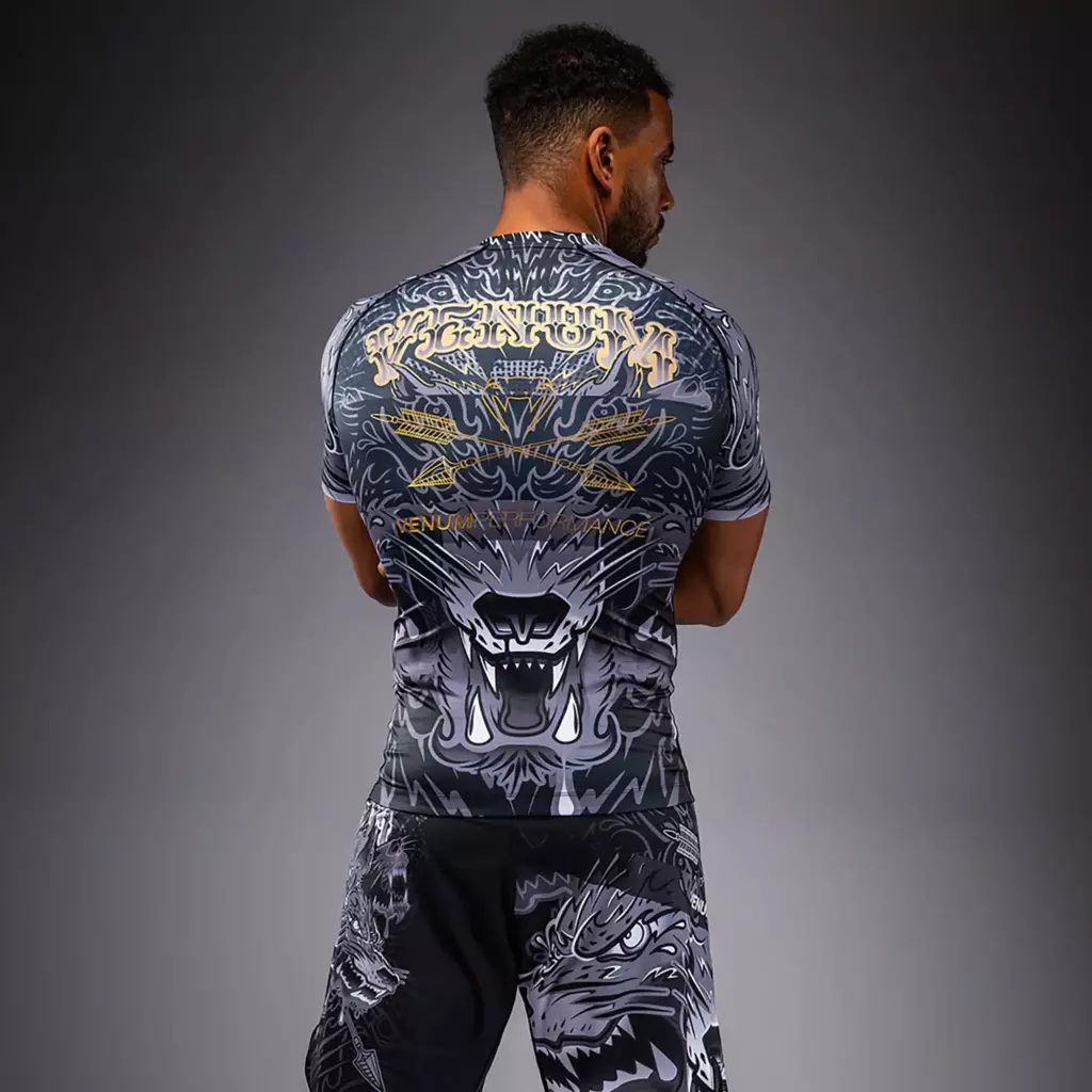 Рашгард Venum Wolf Atak black/grey