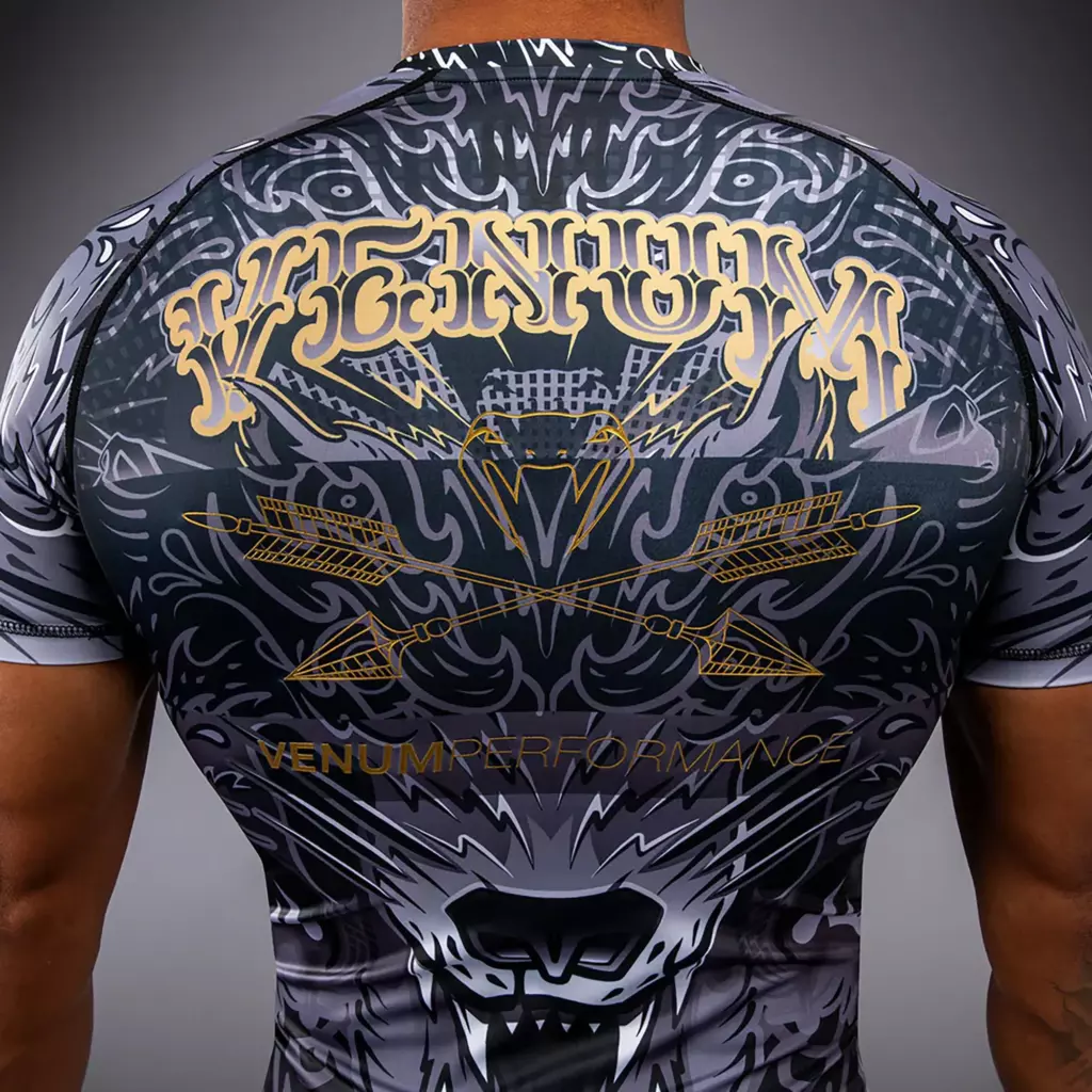 Рашгард Venum Wolf Atak black/grey