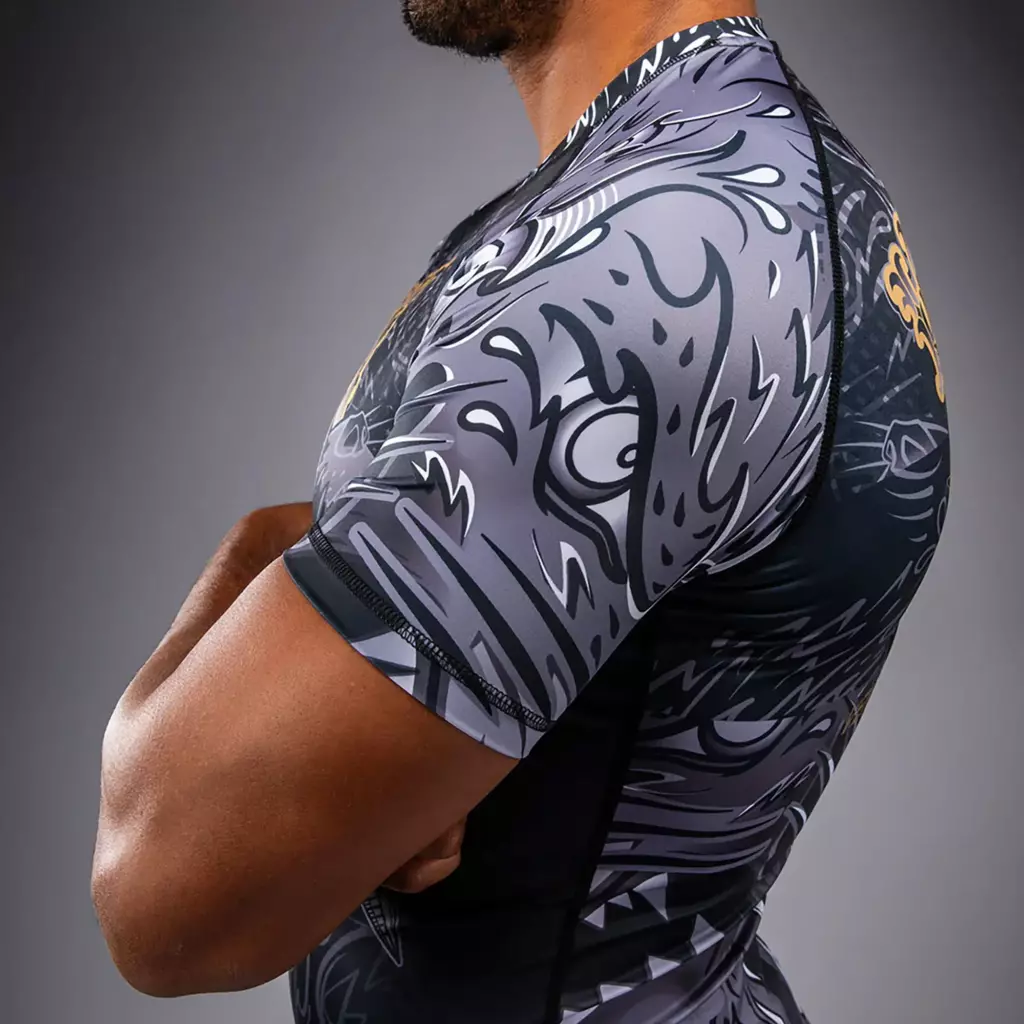 Рашгард Venum Wolf Atak black/grey