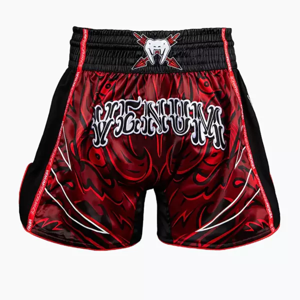 Шорты Venum Wolf Atak Muay Thai Shorts black/red