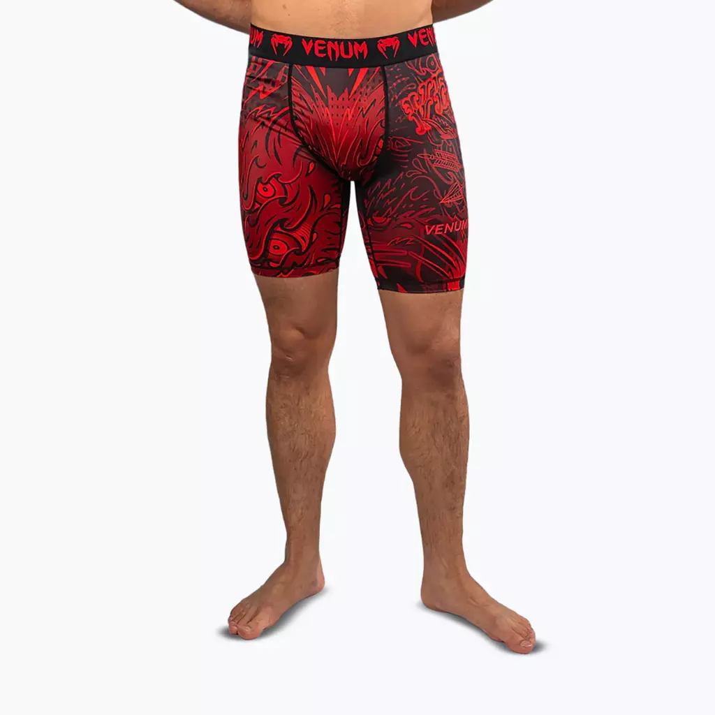 Шорты Venum Wolf Atak Muay Thai Shorts black/red