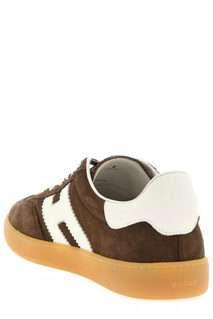 Кроссовки Hogan Logo-Patch Lace-Up Sneakers
