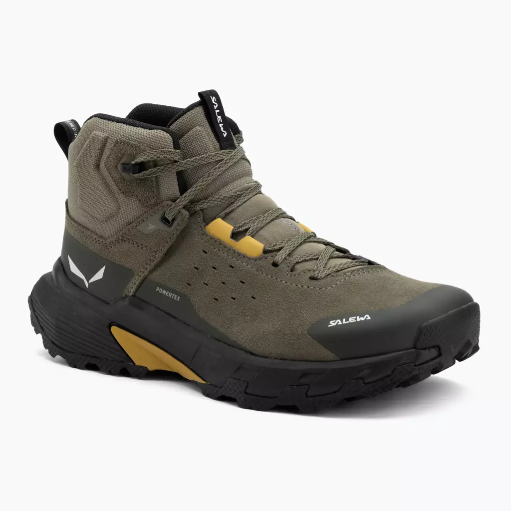 Ботинки Salewa Pedroc 2 Leather Mid PTX faded green/dark olive