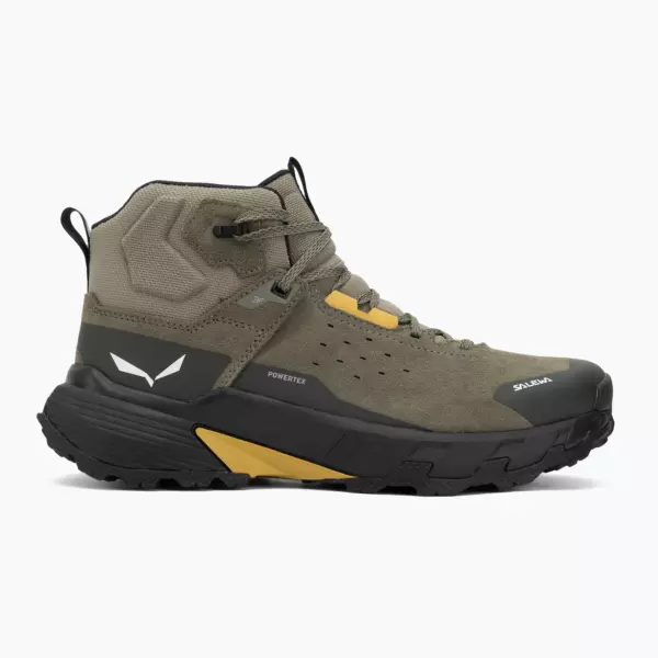 Ботинки Salewa Pedroc 2 Leather Mid PTX faded green/dark olive