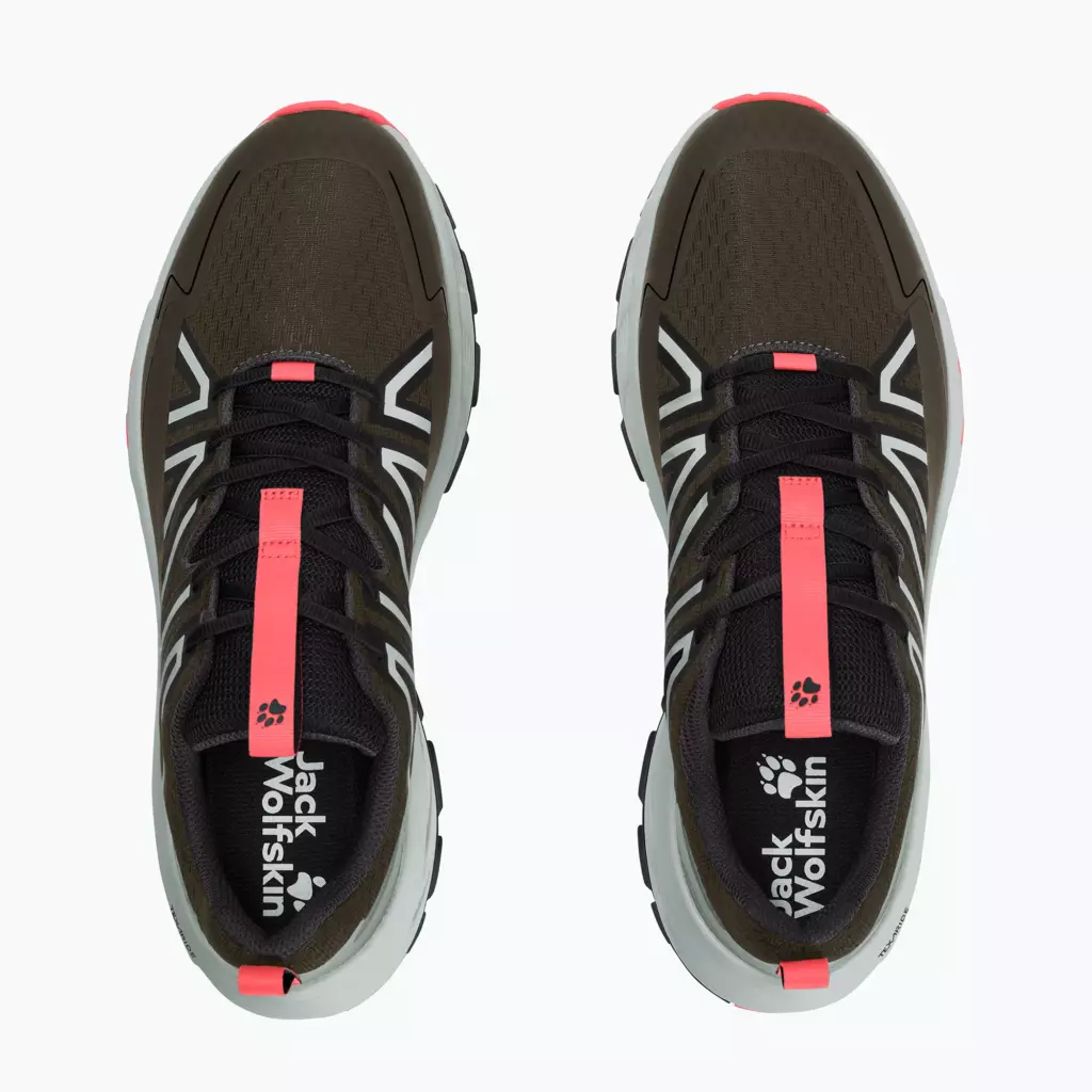 Кроссовки Jack Wolfskin Wild Hike Low obsidian moss