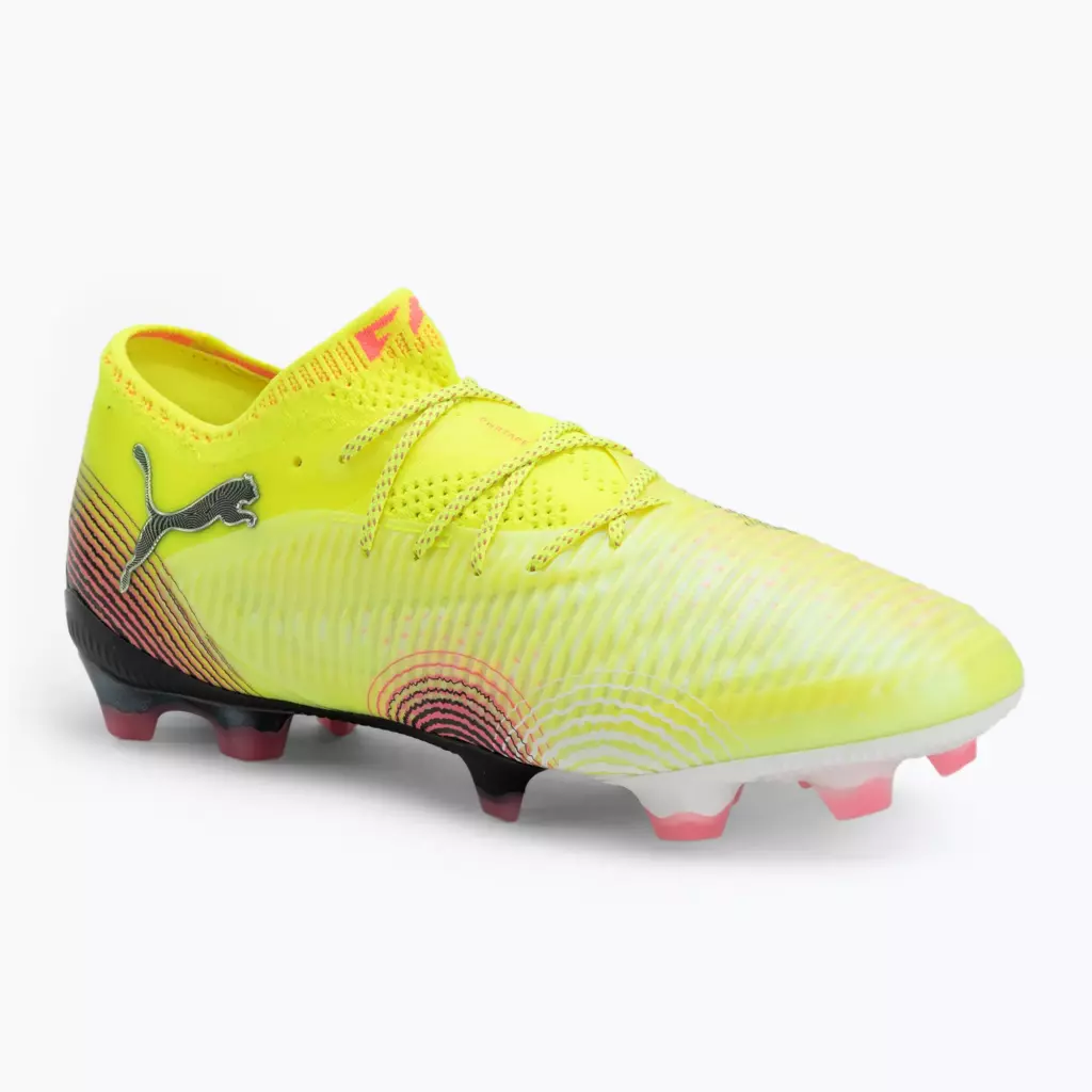 Футбольные бутсы PUMA Future 8 Ultimate Low FG yellow alert/puma black/sun struck