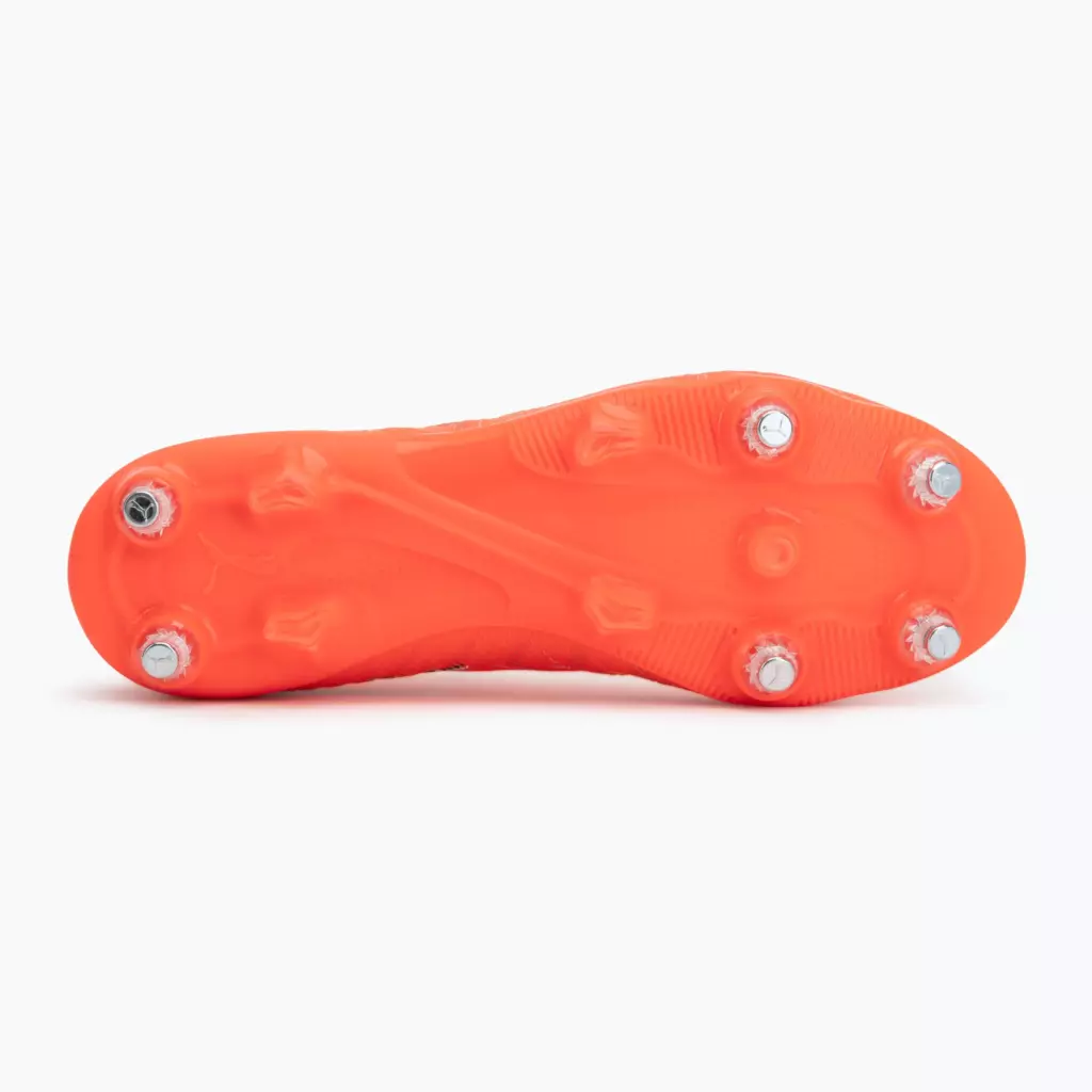 Футбольные бутсы PUMA Future 9 Match MxSG glowing red/puma white/puma black/puma silver