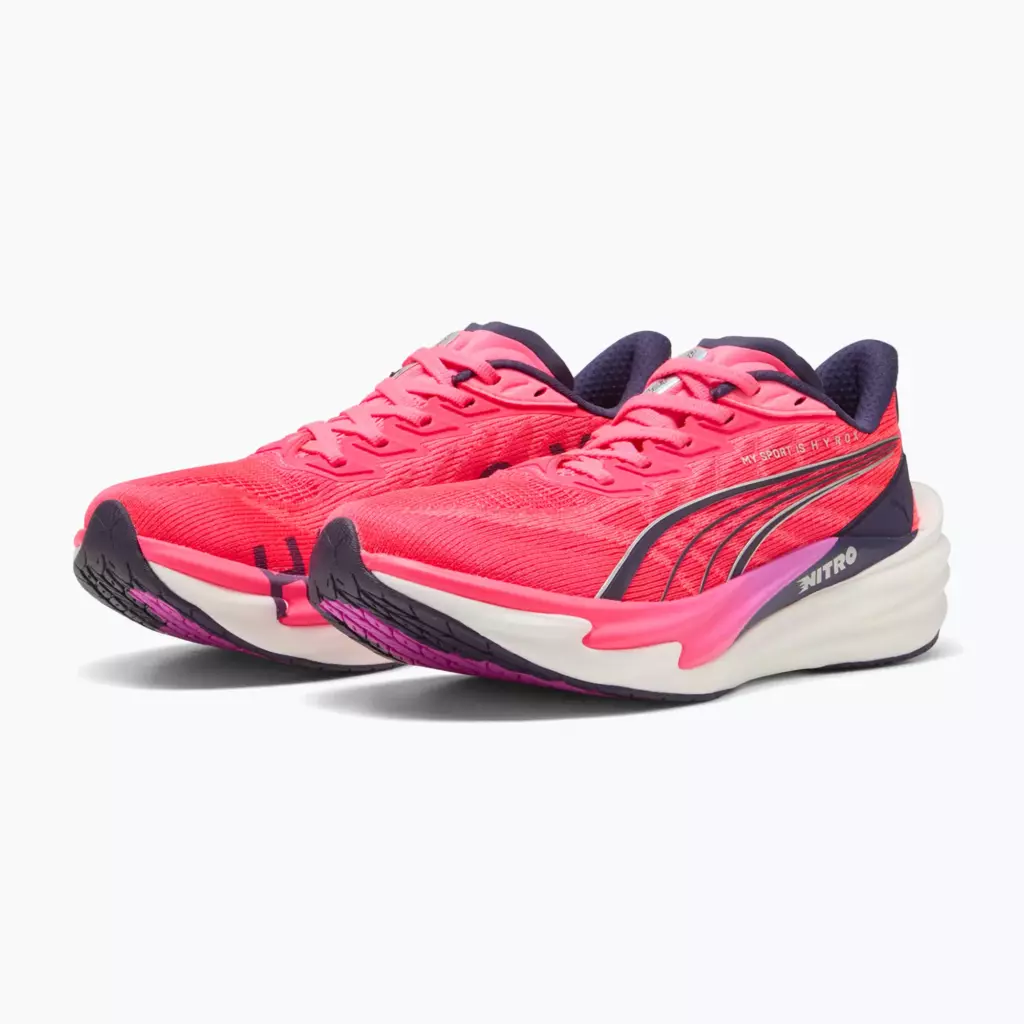 Женские Кроссовки для бега PUMA X Hyrox Deviate Nitro 4 pink