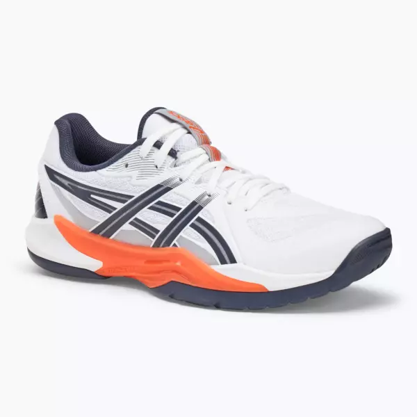 Кроссовки волейбольные ASICS Powerbreak FF white/ nova orange