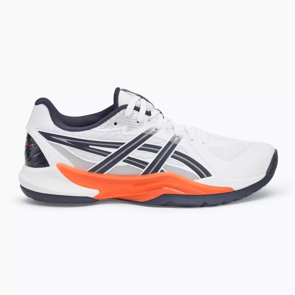 Кроссовки волейбольные ASICS Powerbreak FF white/ nova orange