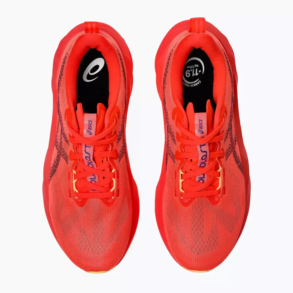 Кроссовки для бега ASICS Novablast 5 flash red/edo purple