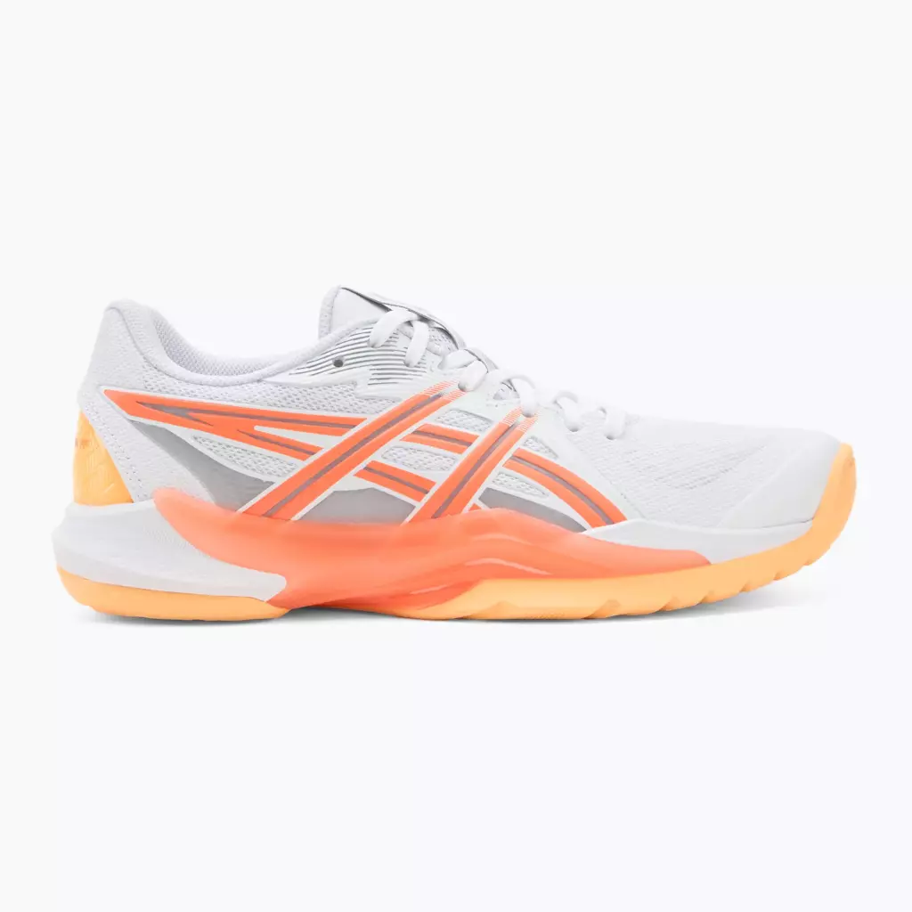 Кроссовки волейбольные ASICS Powerbreak FF white/vivid coral