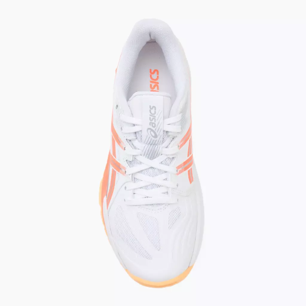 Кроссовки волейбольные ASICS Powerbreak FF white/vivid coral