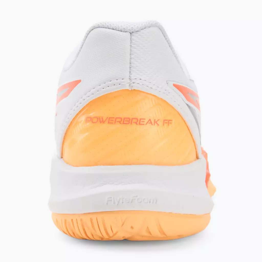 Кроссовки волейбольные ASICS Powerbreak FF white/vivid coral