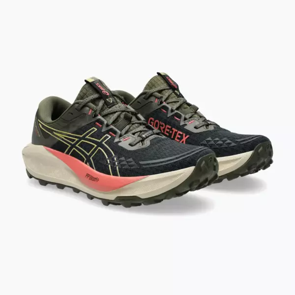 Женские Кроссовки для бега ASICS Gel-Trabuco 13 GTX black/lemongrass