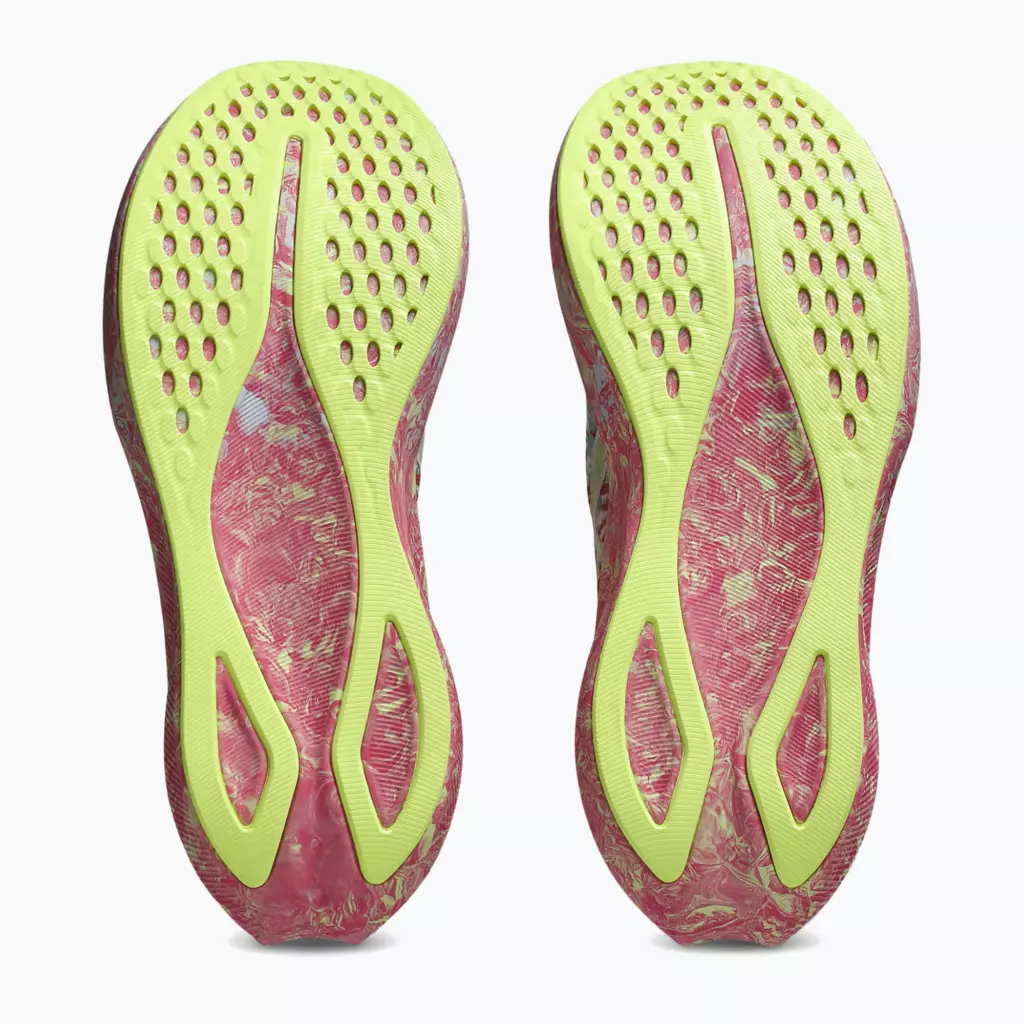 Женские Кроссовки для бега ASICS Noosa Tri 16 huddle lucid yellow/bright rose