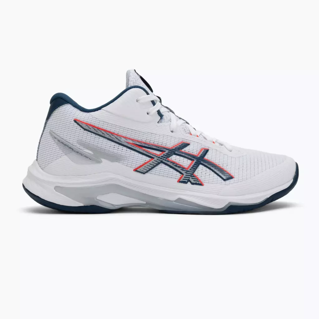 Кроссовки волейбольные ASICS Netburner Ballistic FF 4 white/mako blue