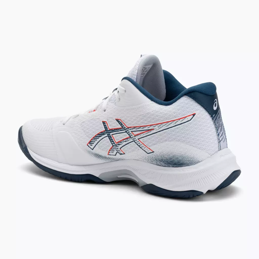 Кроссовки волейбольные ASICS Netburner Ballistic FF 4 white/mako blue