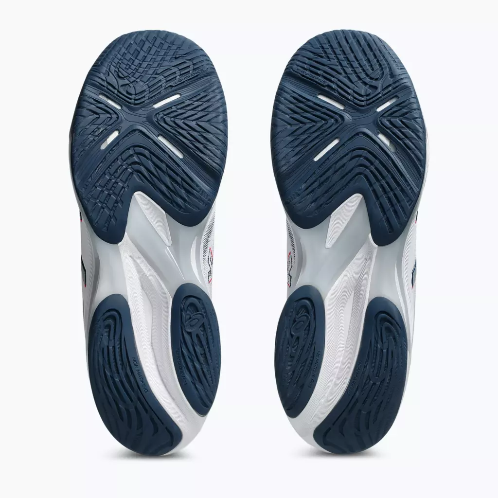 Кроссовки волейбольные ASICS Netburner Ballistic FF 4 white/mako blue