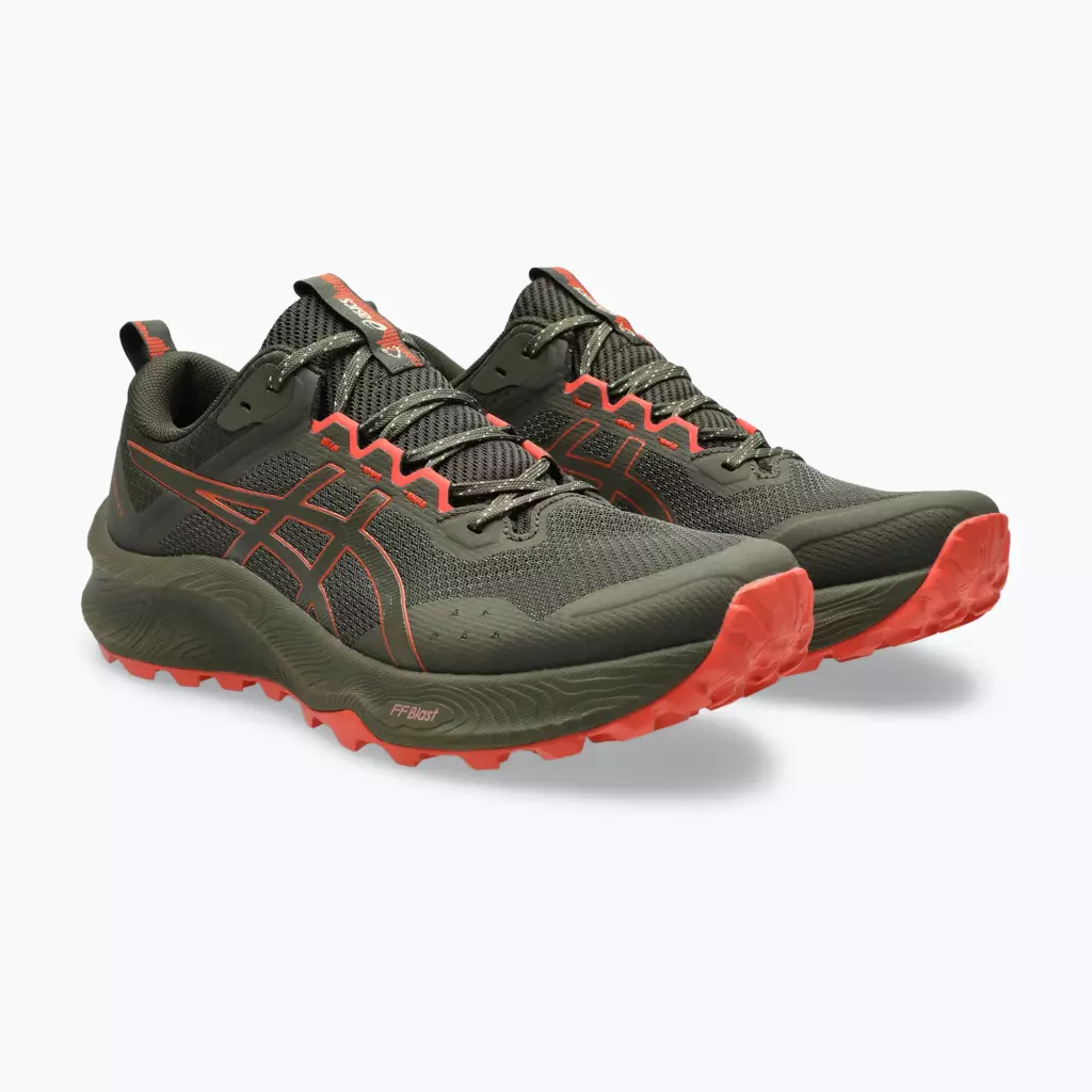 Кроссовки для бега ASICS Trabuco Terra 3 brown stone/spicy red