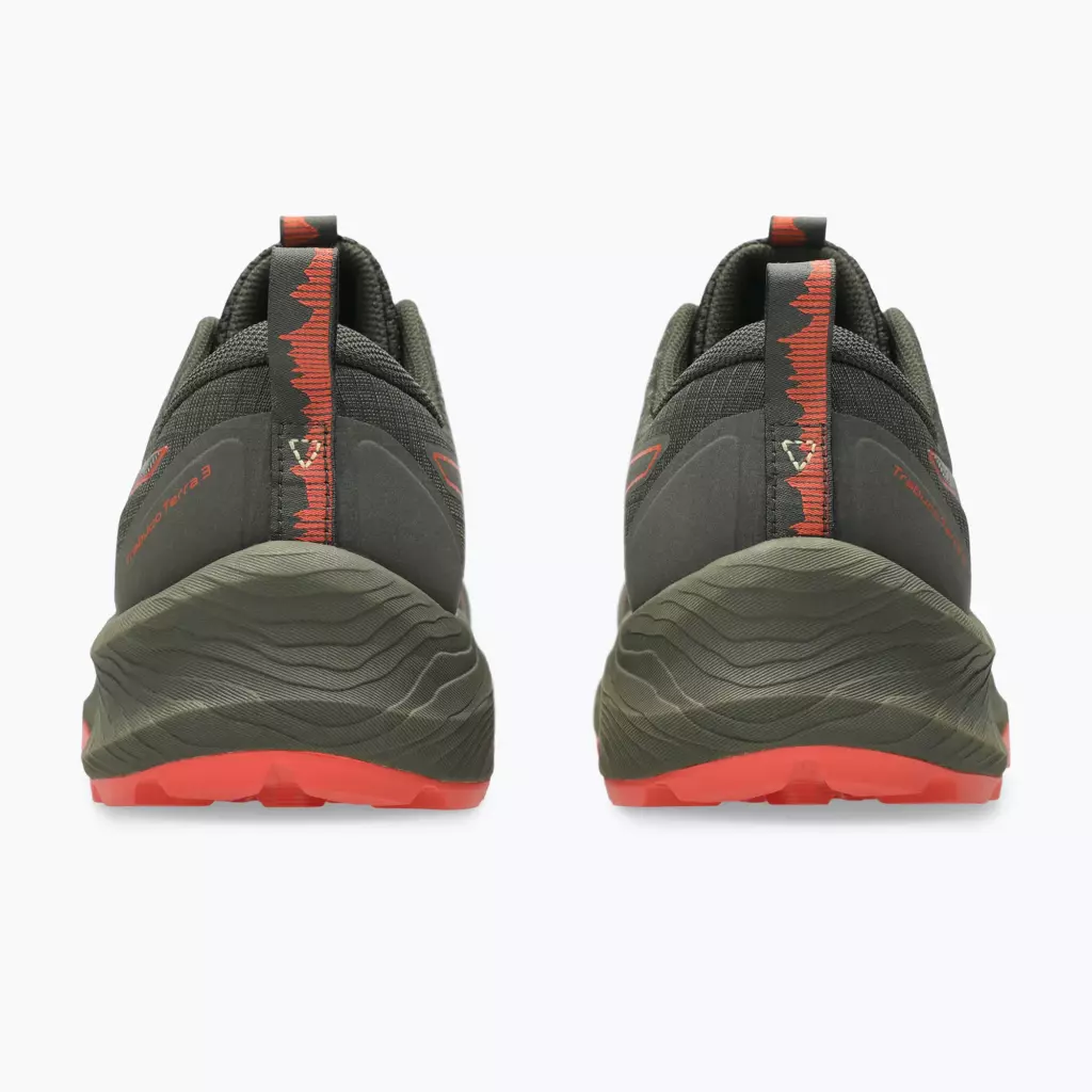 Кроссовки для бега ASICS Trabuco Terra 3 brown stone/spicy red